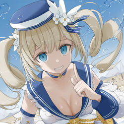 This is a pixiv picture whose title is 「しーっ！！　あんまり騒ぐとヒルチャールが来ちゃうよ！」.