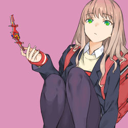 This is a pixiv picture whose title is 黒タイツと腋.