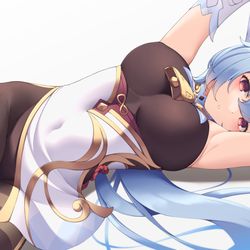 This is a pixiv picture whose title is 甘雨.