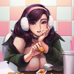 This is a pixiv picture whose title is 너겟.