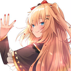 This is a pixiv picture whose title is again.