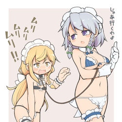 This is a pixiv picture whose title is 身支度を整えた咲夜と魔理沙.