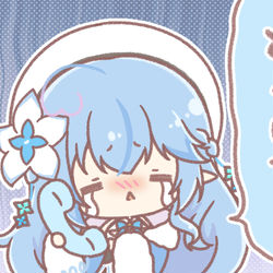 This is a pixiv picture whose title is どうして.