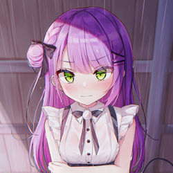 This is a pixiv picture whose title is 雨宿りトワ様.