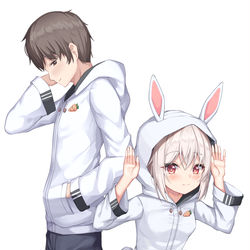 This is a pixiv picture whose title is キュミフードジップアップ.