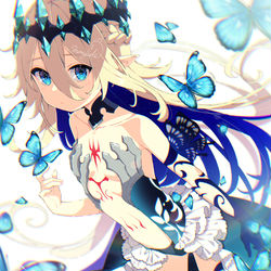 This is a pixiv picture whose title is 🦋.