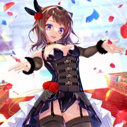 This is a pixiv picture whose title is 香澄バニー🐰.