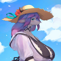 This is a pixiv picture whose title is そら.