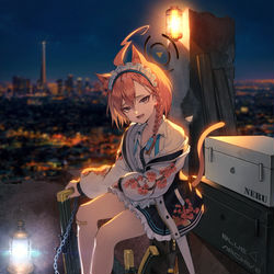 This is a pixiv picture whose title is 美甘ネル.