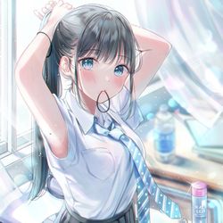 This is a pixiv picture whose title is 「ん？」.