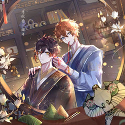 This is a pixiv picture whose title is 尘歌赏午.