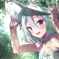 This is a pixiv picture whose title is エルフの里デート.