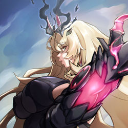 This is a pixiv picture whose title is 妖精騎士ガウェイン.