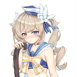 This is a pixiv picture whose title is 原神Genshin芭芭拉.