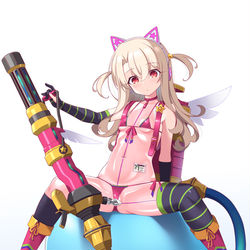 This is a pixiv picture whose title is フェチ盛り水着イリヤちゃん.