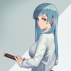 This is a pixiv picture whose title is Miwa.