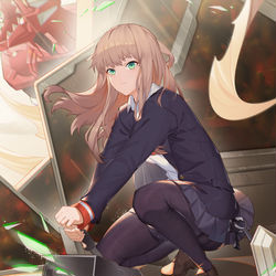 This is a pixiv picture whose title is 那什么光波！！！！！jk只会影响我合体的速度除了南梦芽！.