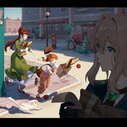 This is a pixiv picture whose title is 早朝.