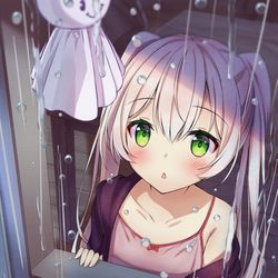 This is a pixiv picture whose title is 雨燦々.