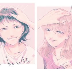 This is a pixiv picture whose title is 創作百合の落書きや漫画まとめ29.
