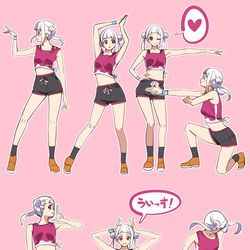 This is a pixiv picture whose title is ♥.