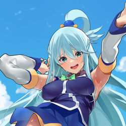 This is a pixiv picture whose title is アクア.