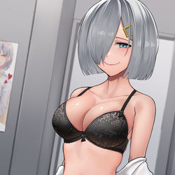 This is a pixiv picture whose title is 浜風.