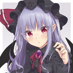 This is a pixiv picture whose title is 黒ロングレミリア.