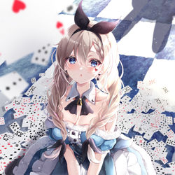 This is a pixiv picture whose title is 不思議の国のアリス.