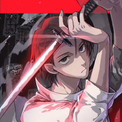 This is a pixiv picture whose title is 乙骨先輩.
