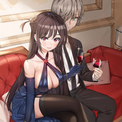 This is a pixiv picture whose title is かのかり-水原 千鶴.