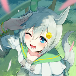 This is a pixiv picture whose title is セイウンスカイ.