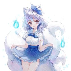 This is a pixiv picture whose title is もっふ.