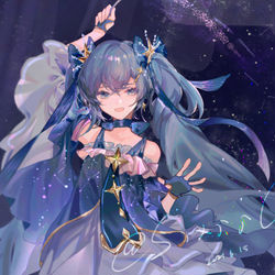 This is a pixiv picture whose title is 2017 snow miku.