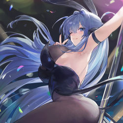 This is a pixiv picture whose title is 👯.