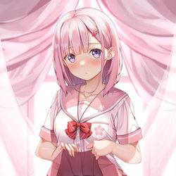 This is a pixiv picture whose title is ピンク.