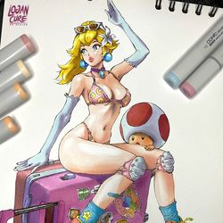 This is a pixiv picture whose title is Summer Peach.