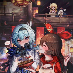 This is a pixiv picture whose title is エウルアとアンバー.