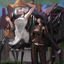 This is a pixiv picture whose title is 平和.