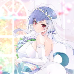 This is a pixiv picture whose title is 「永遠に愛することを誓います」.
