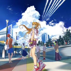 This is a pixiv picture whose title is ニューノーマル・サマー.