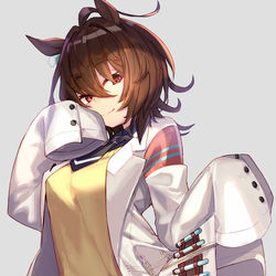 This is a pixiv picture whose title is なんらかの実験をしているアグネスタキオン.