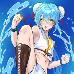 This is a pixiv picture whose title is 格闘家リムル様.