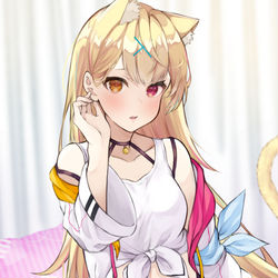 This is a pixiv picture whose title is 髪下ろしサラちゃん☆.