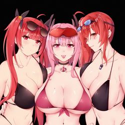 This is a pixiv picture whose title is 水着！！.