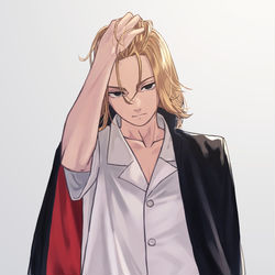This is a pixiv picture whose title is 東京卍會総長.