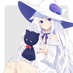 This is a pixiv picture whose title is 白.