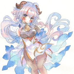 This is a pixiv picture whose title is 原神詰め.