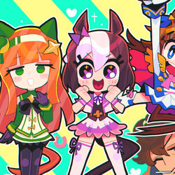 This is a pixiv picture whose title is team spica.