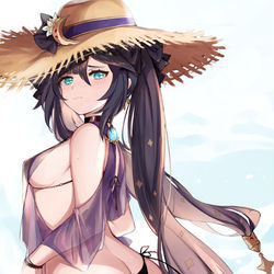This is a pixiv picture whose title is Summer Mona.